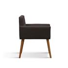 Poltrona Lotus Com Tecido Poliéster - Preto