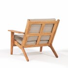 Poltrona Lótus Stain Jatobá Acquablock Fendi Fendi/jatobá