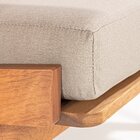 Poltrona Lótus Stain Jatobá Acquablock Fendi Fendi/jatobá