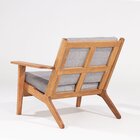 Poltrona Lótus Stain Jatobá Acquablock Grafite Grafite/jatobá