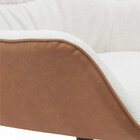 Poltrona Louvre - Caramelo E Nude