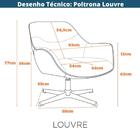 Poltrona Louvre - Nude