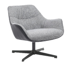 Poltrona Louvre - Preta E Cinza