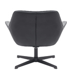 Poltrona Louvre - Preta E Cinza