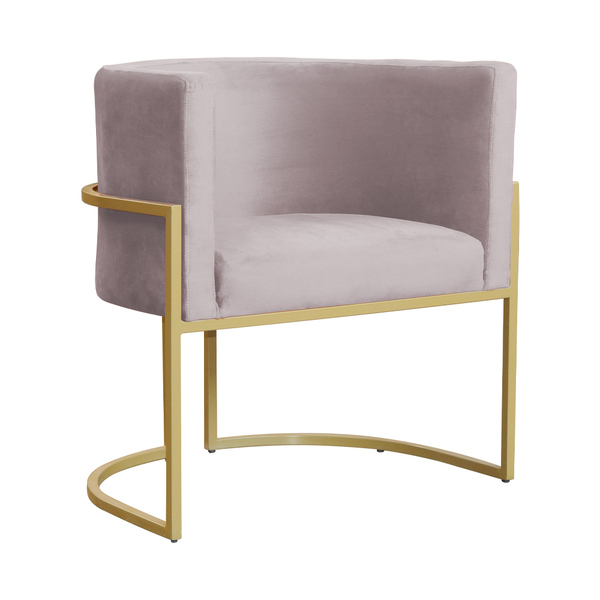 Poltrona Luana Para Recepção Veludo Cores - Ds Estofados - Ro