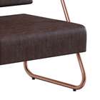 Poltrona Luara Cobre E Tabaco 59 Cm