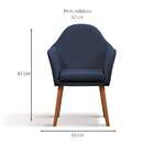 Poltrona Lucca Azul Marinho