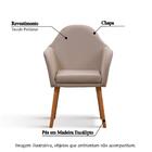 Poltrona Lucca Com Tecido Poliéster - Bege