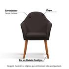 Poltrona Lucca Com Tecido Poliéster - Preto