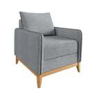 Poltrona Lugano Cinza Sofá Go