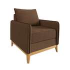 Poltrona Lugano Marrom Sofá Go