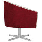 Poltrona Luiza Base Giratória De Metal Factor Vermelho E Linh
