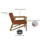 Poltrona Luiza Pu Whisky E Nogueira