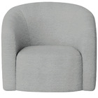 Poltrona Luxo Decorativa Luiza Max Bouclé - Doce Sonho Móveis