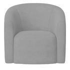 Poltrona Luxo Decorativa Luiza Max Linho  - Amarena Móveis -