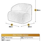 Poltrona Luxo Madeira Maciça Eucalipto Noah Verde