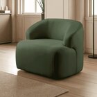 Poltrona Luxo Madeira Maciça Eucalipto Noah Verde