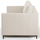 Poltrona Luxo Madeira Maciça Eucalipto Ravi Bege Claro