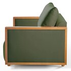 Poltrona Luxo Madeira Maciça Matteo Verde