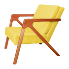 Poltrona Luxo Monalisa Suede Amarela - Vallisa Decor