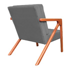 Poltrona Luxo Monalisa Suede Cores - Ds Estofados - Cinza