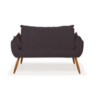 Poltrona Luxo Namoradeira Opala Sala Quarto - Balaqui Decor C