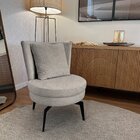 Poltrona Lynn Giratória Prata