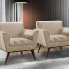 Poltrona Lyz Luxo Madeira Maciça