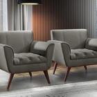 Poltrona Lyz Luxo Madeira Maciça