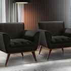 Poltrona Lyz Luxo Madeira Maciça