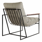 Poltrona M03 Mais Decor Preto-linho Areia