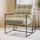 Poltrona M03 Mais Decor Preto-linho Bege