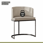 Poltrona M05 Mais Decor Preto-linho Areia