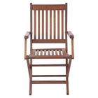 Poltrona Madeira Dobrável Nogueira 91x50cm Butzke