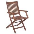 Poltrona Madeira Dobrável Nogueira 91x50cm Butzke