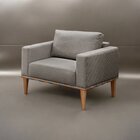 Poltrona Madeira Maciça Bella Luxo Cappuccino