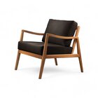 Poltrona Madeira Maciça Giulia Luxo Preto