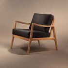 Poltrona Madeira Maciça Giulia Luxo Preto