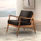 Poltrona Madeira Maciça Giulia Luxo Preto