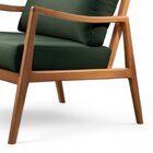 Poltrona Madeira Maciça Giulia Luxo Verde