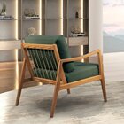 Poltrona Madeira Maciça Giulia Luxo Verde