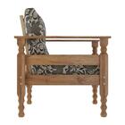 Poltrona Madeira Maciça Liz Multimóveis Vcr7003