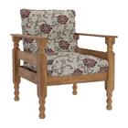 Poltrona Madeira Maciça Liz Multimóveis Vcr7003