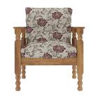 Poltrona Madeira Maciça Liz Multimóveis Vcr7003