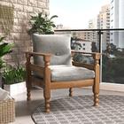 Poltrona Madeira Maciça Liz Multimóveis Vcr7003