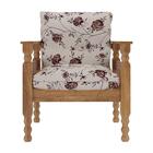 Poltrona Madeira Maciça Liz Multimóveis Vcr7003