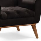 Poltrona Madeira Maciça Lyz Luxo Preto