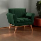 Poltrona Madeira Maciça Lyz Luxo Verde