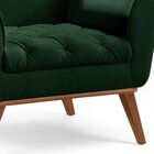 Poltrona Madeira Maciça Lyz Luxo Verde