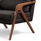 Poltrona Madeira Maciça Mona Luxo Preto